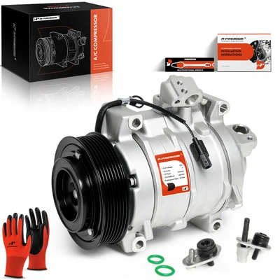 AC Compressor with Clutch & Pulley