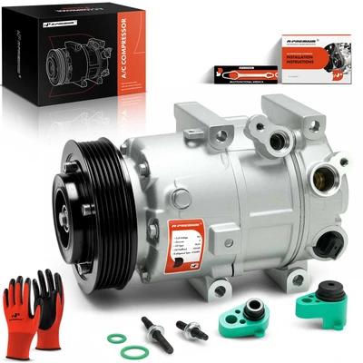 AC Compressor with Clutch & Pulley