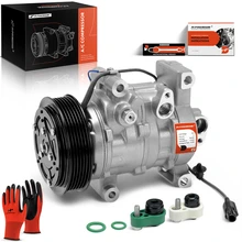 2015-2018 Honda Fit AC Compressor with Clutch with 6-Groove Pulley A-Premium APACC533