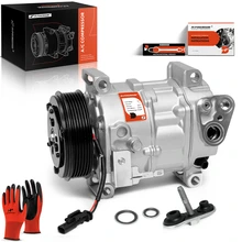 2015-2023 GMC Sierra 2500 HD AC Compressor with Clutch with 6-Groove Pulley A-Premium APACC611
