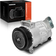 AC Compressor, With Clutch, With 6-Groove Pulley, 4.33 in. Pulley Diameter