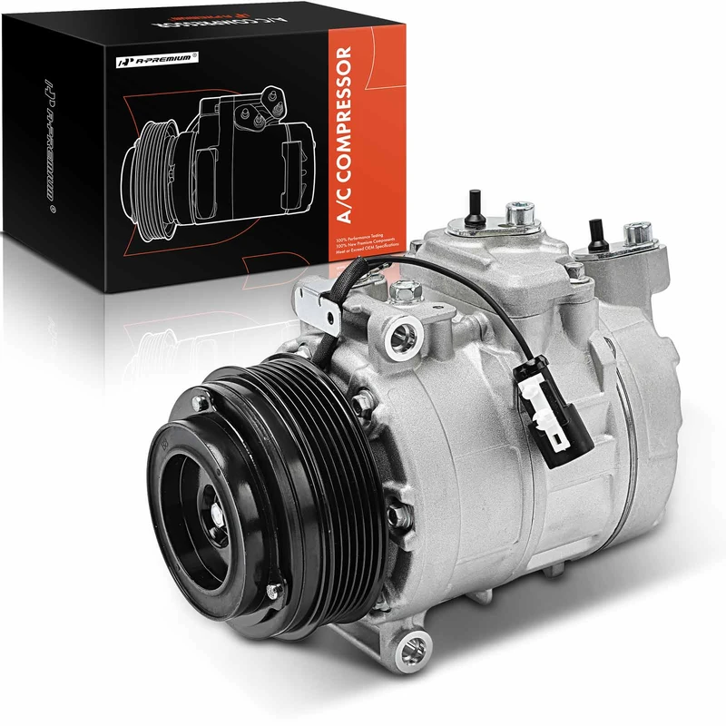 AC Compressor with Clutch & Pulley for Land Rover Range Rover 2006-2009