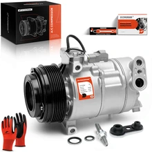 2015-2022 Ram ProMaster City AC Compressor with Clutch with 6-Groove Pulley A-Premium APACC639