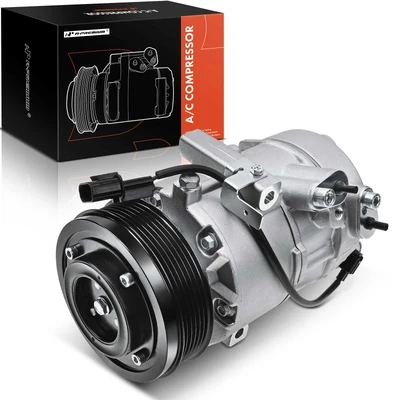 AC Compressor with Clutch & Pulley