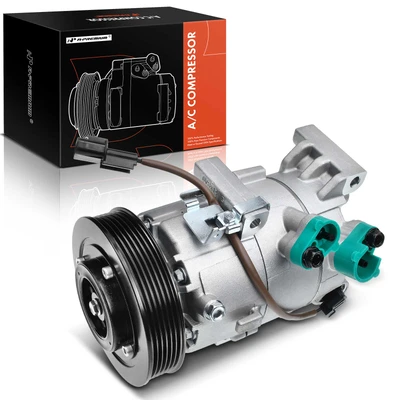 AC Compressor with Clutch & Pulley