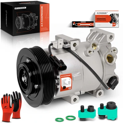 AC Compressor with Clutch & Pulley