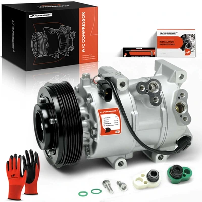 AC Compressor with Clutch & Pulley