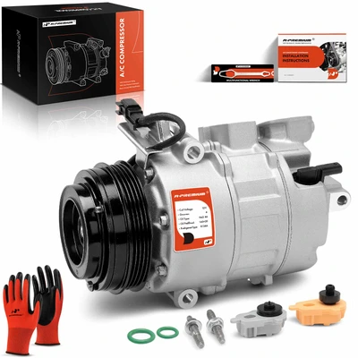 AC Compressor with Clutch & Pulley