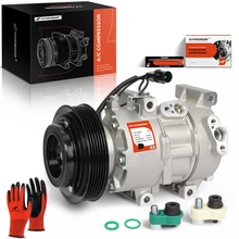 2014-2017 Hyundai Veloster AC Compressor with Clutch with 6-Groove Pulley A-Premium APACC478