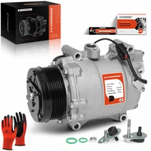 2016-2018 Acura ILX AC Compressor with Clutch with 7-Groove Pulley A-Premium APACC711