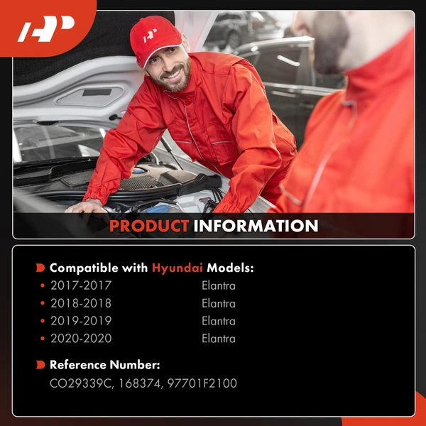 AC Compressor with Clutch with 6-Groove Pulley A-Premium APACC652