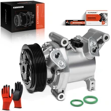 AC Compressor with 6-Groove Pulley and Clutch