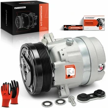 AC Compressor with Clutch & Pulley