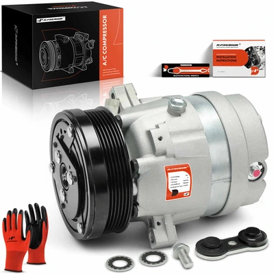 AC Compressor with Clutch & Pulley