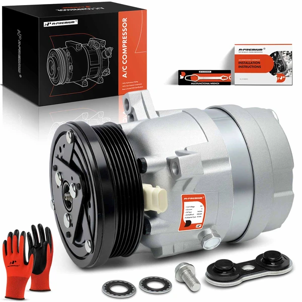 1998-1999 Chevrolet Lumina AC Compressor with Clutch with 6-Groove Pulley A-Premium APACC626