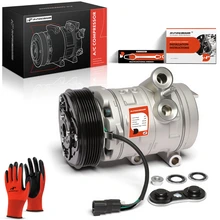 2008-2009 Chevrolet Equinox A/C Compressor with Clutch with 6-Groove Pulley A-Premium APACC942