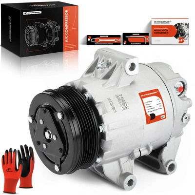AC Compressor with Clutch & Pulley