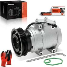 2005-2007 Kia Sportage AC Compressor with Clutch with 6-Groove Pulley A-Premium APACC943