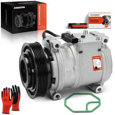 AC Compressor with Clutch & Pulley