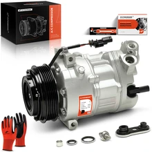 2016-2018 Cadillac CT6 AC Compressor with Clutch with 5-Groove Pulley A-Premium APACC458