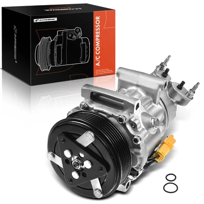 AC Compressor with Clutch & Pulley