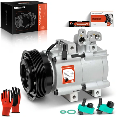 AC Compressor with Clutch & Pulley