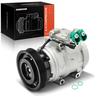 AC Compressor with Clutch & Pulley