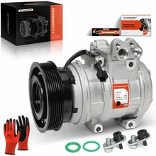 2005-2009 Kia Sportage AC Compressor with Clutch with 6-Groove Pulley A-Premium APACC037