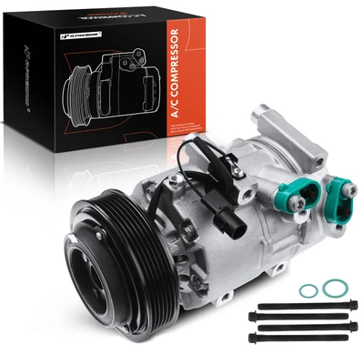 AC Compressor with Clutch & Pulley