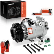 AC Compressor with Clutch & Pulley