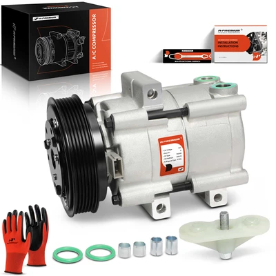 AC Compressor with Clutch & Pulley