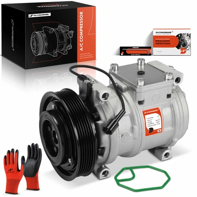 AC Compressor with Clutch & Pulley