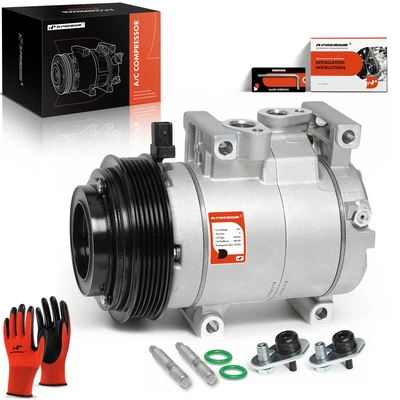 AC Compressor with Clutch & Pulley
