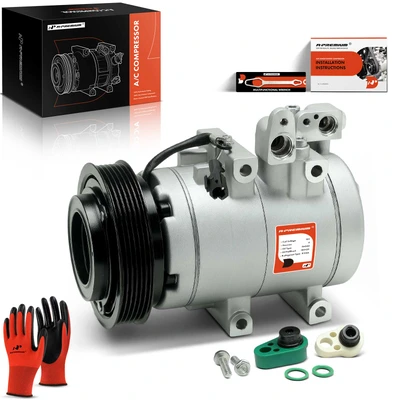 AC Compressor with Clutch