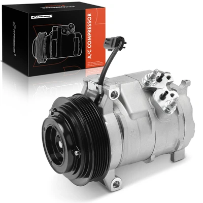 AC Compressor with Clutch & Pulley