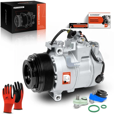 AC Compressor with Clutch & Pulley