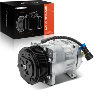 AC Compressor with 8 Groove Pulley with Clutch
