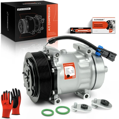 AC Compressor with Clutch