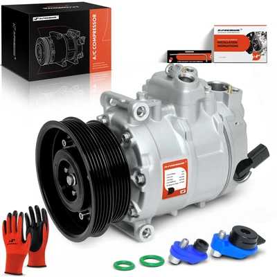 AC Compressor with Clutch