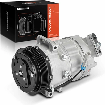 AC Compressor with Clutch & 5-Groove Pulley