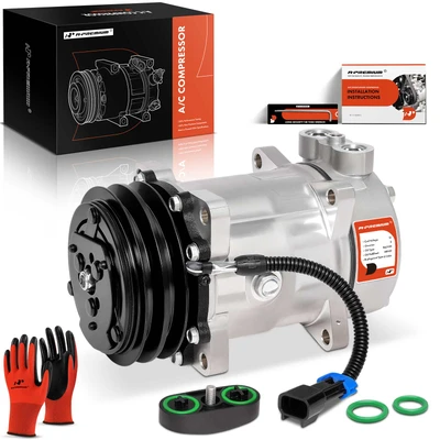 AC Compressor with Pulley