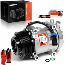 AC Compressor with Clutch & Pulley