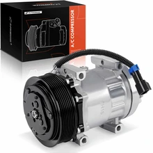 AC Compressor with Clutch & 8-Groove Pulley for Kenworth T660 T680 Peterbilt 365 367