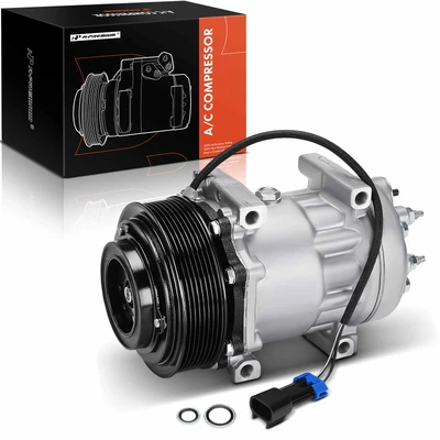 AC Compressor with Clutch & Pulley