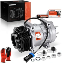 AC Compressor with Clutch & Pulley