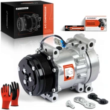 1999-2002 Chevrolet Silverado 1500 AC Compressor with Clutch with 6-Groove Pulley A-Premium APACC833