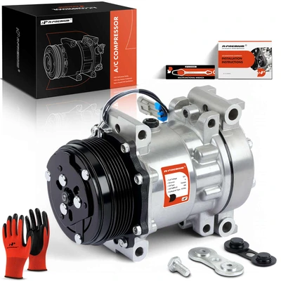 AC Compressor with Pulley & Clutch