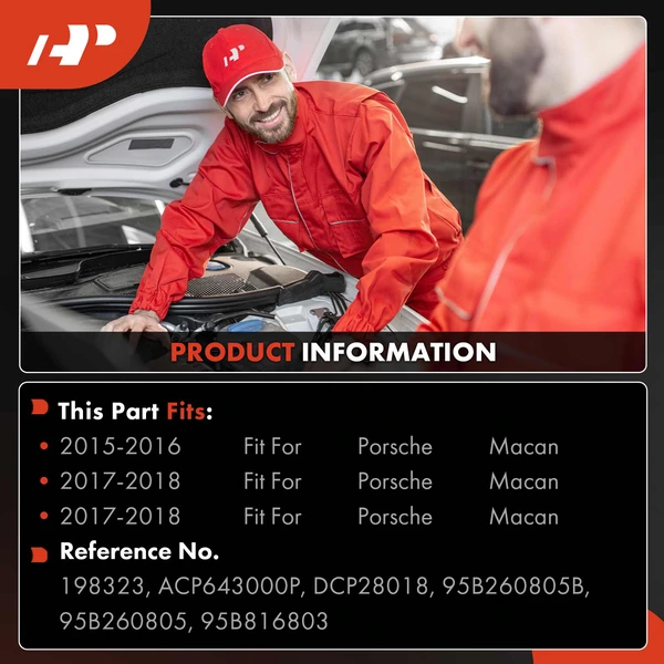 AC Compressor with Clutch with 6-Groove Pulley A-Premium APACC793