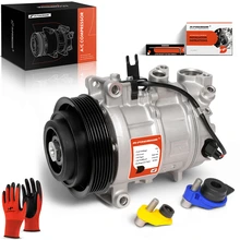 2015-2018 Porsche Macan AC Compressor with Clutch with 6-Groove Pulley A-Premium APACC793