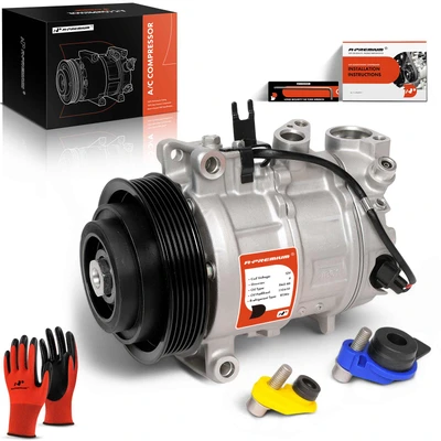 AC Compressor with Pulley & Clutch